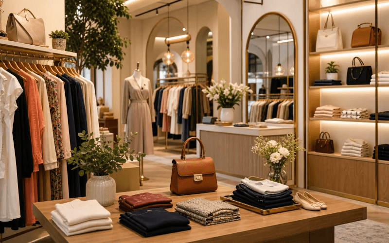 Fashion apparel boutique